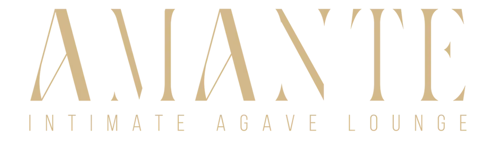 Speakeasy logo "Amante" at Rosa Negra Miami