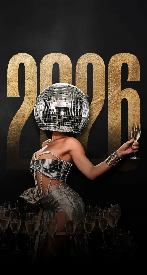 banner Feliz Año Nuevo 2026 en Rosa Negra Miami