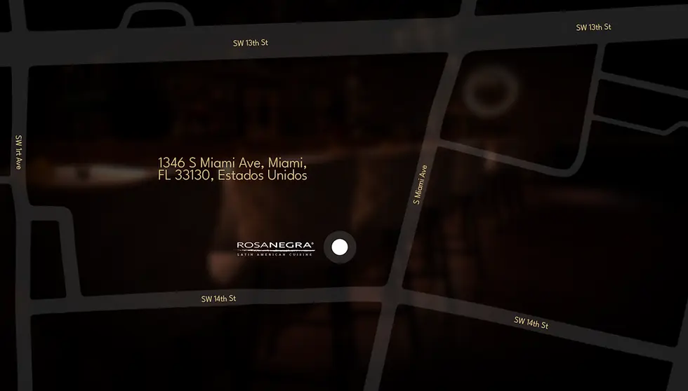 Ubicación de Rosa Negra Miami